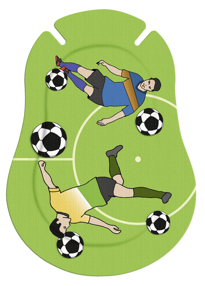 300261, Fußballspieler Großmotiv