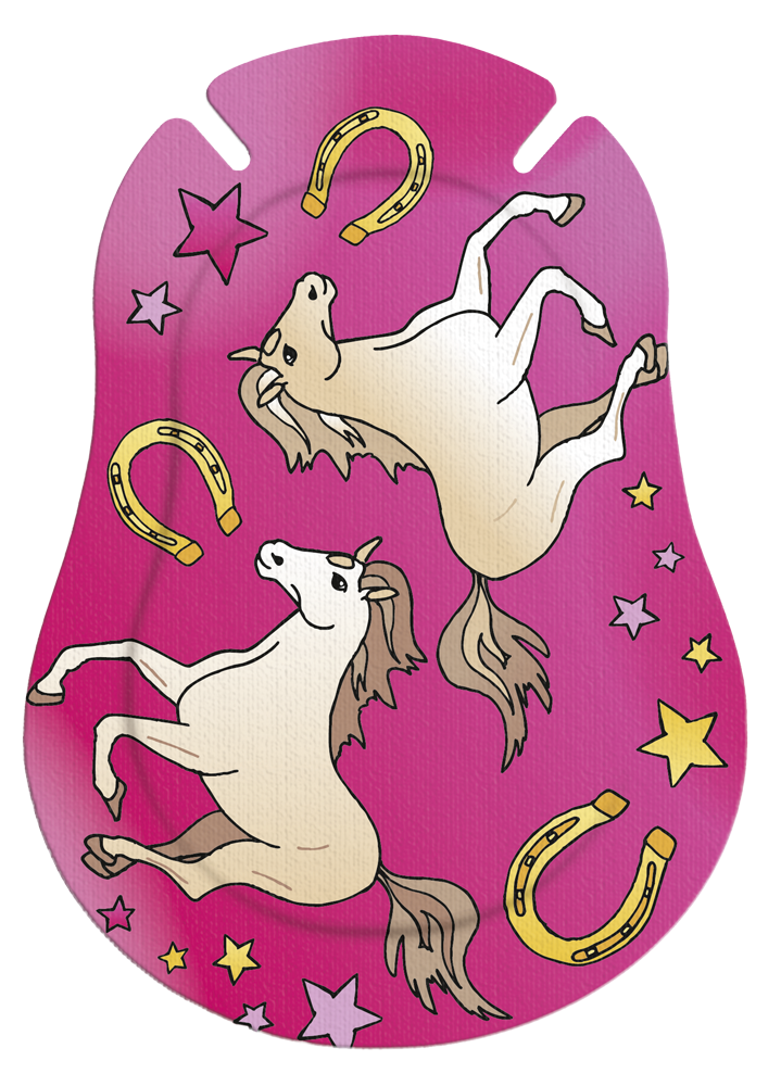 300260, Pferde und Hufeisen